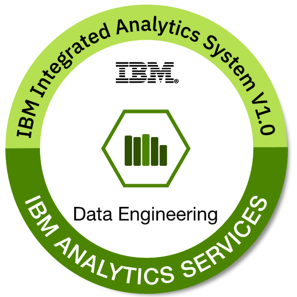 IBM Integrated Analytics System V1.0 Data Engineering knowledge badge